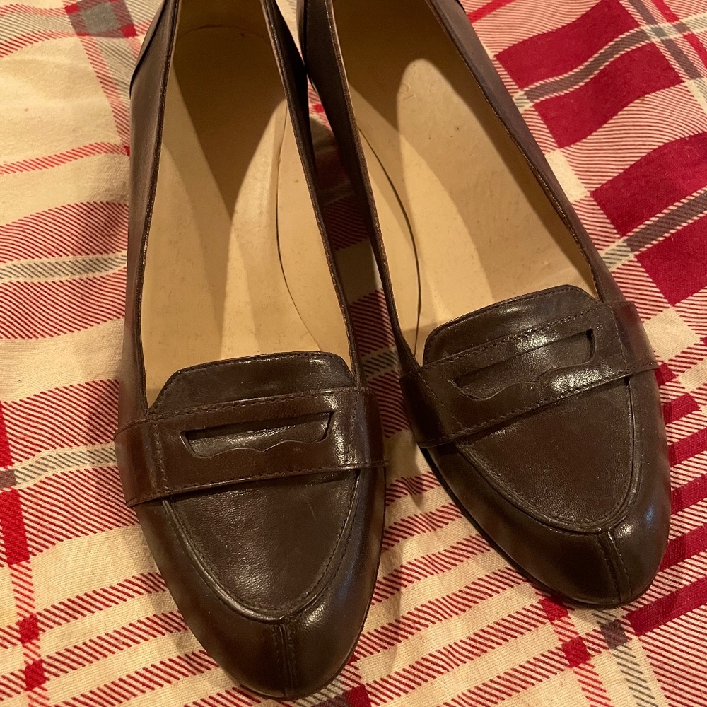 Brown Gucci Loafers